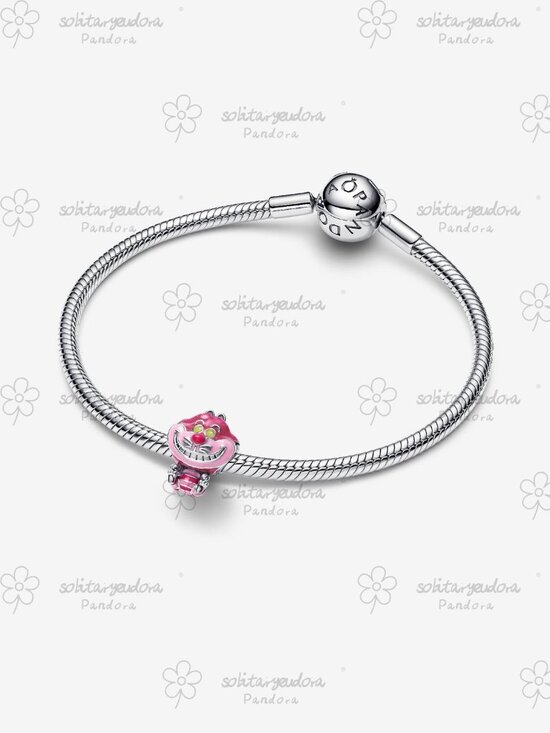 Pandora Disney Alice in Wonderland Cheshire Cat Charm - Picture 3 of 5